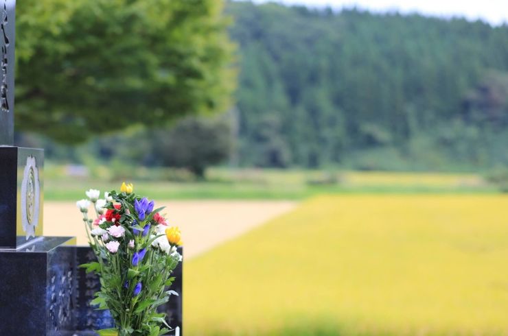 お墓の風景